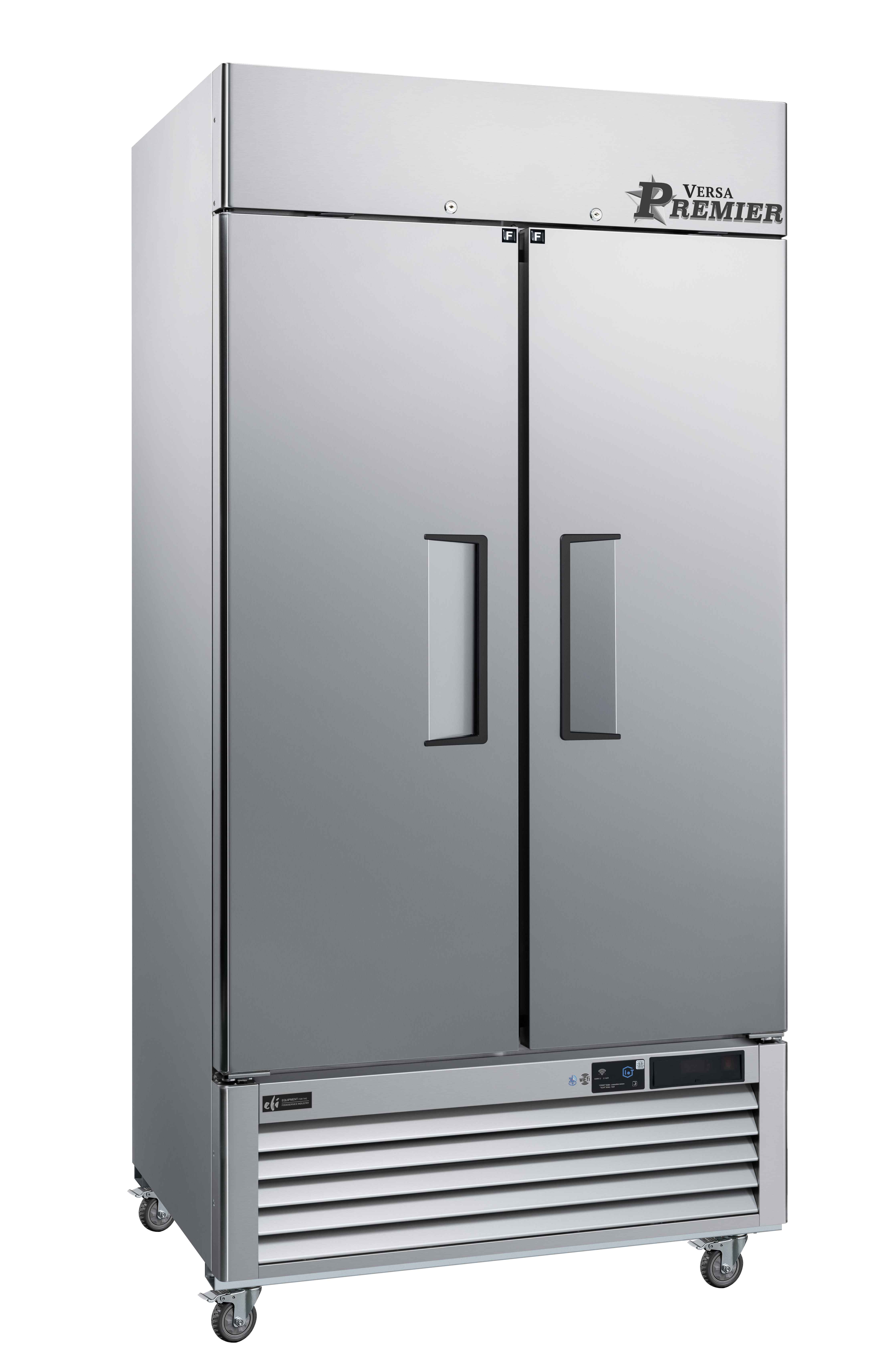 39 Inch 2 Door Reach-in Freezer Stainless Steel